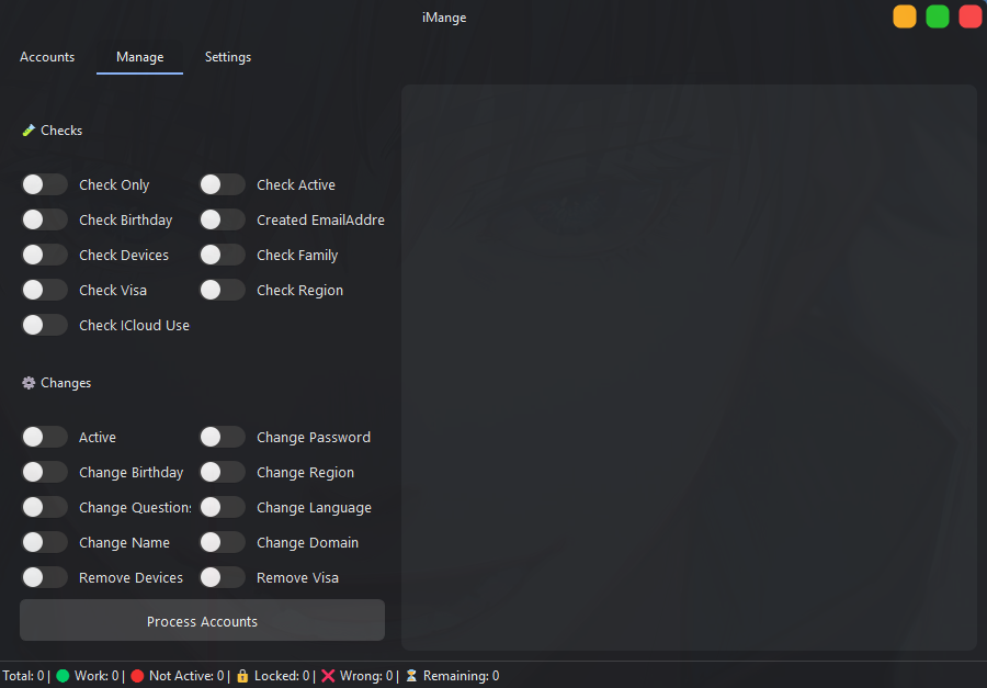 iManage Dashboard Preview